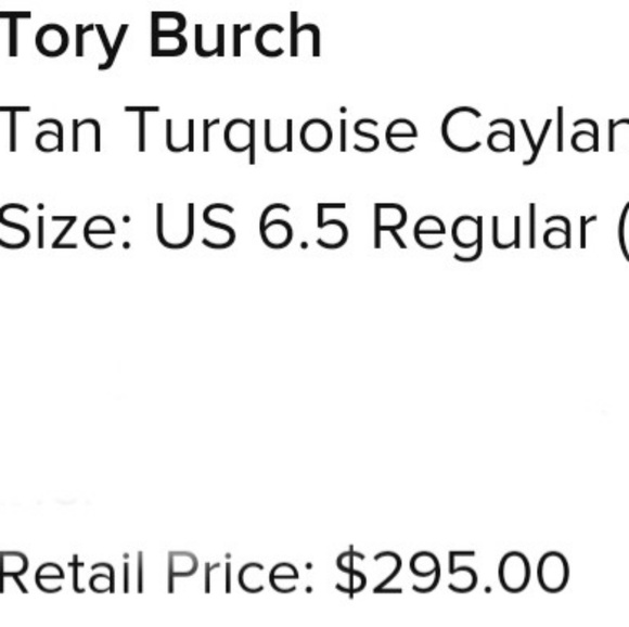 NEW Tory Burch Caylan toe ring sandal. 6.5 - Picture 2 of 11